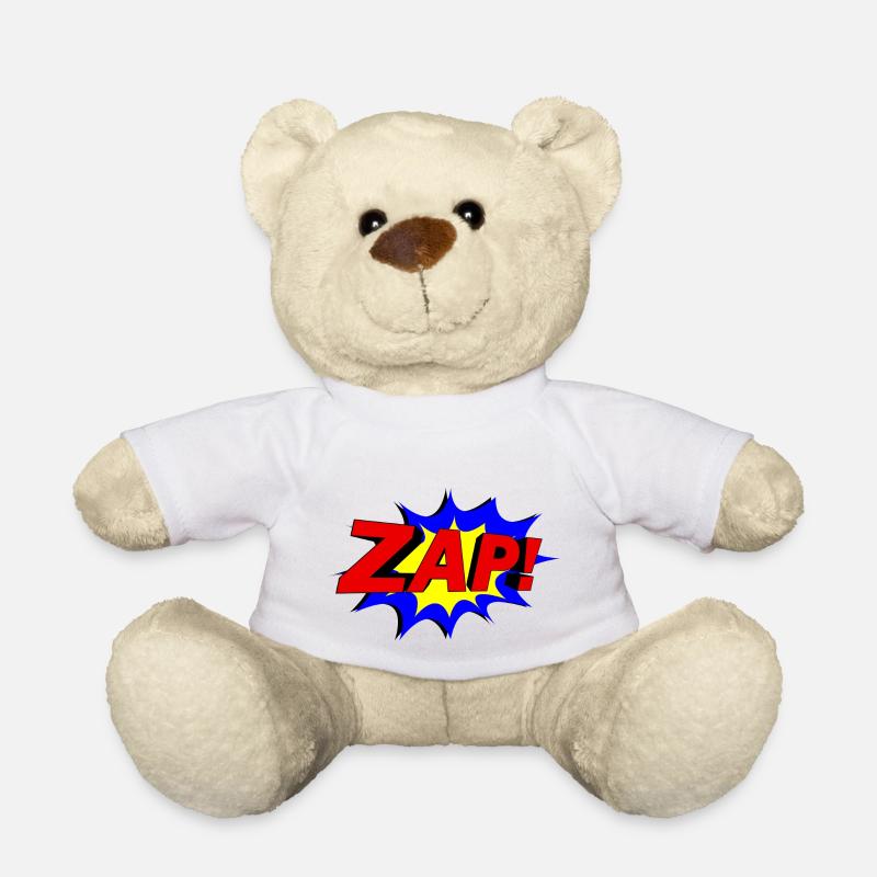 Slogan ZAP! - Teddy - Weiß