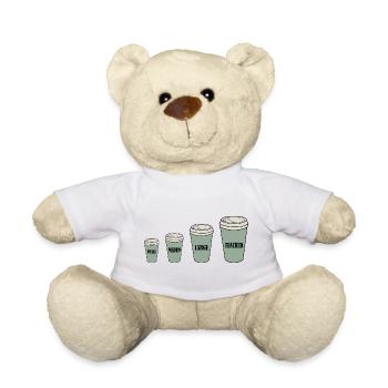 Café du professeur - Nounours - blanc - Devant