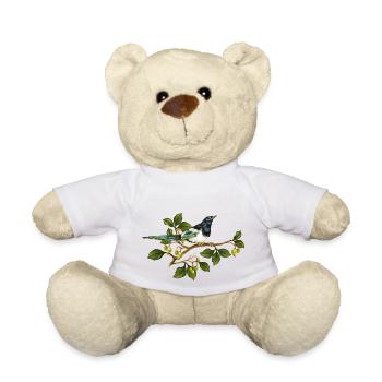 Bunter Vogel - Teddy - Weiß - Vorne