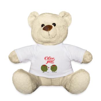 Olive you - Teddy - Weiß - Vorne