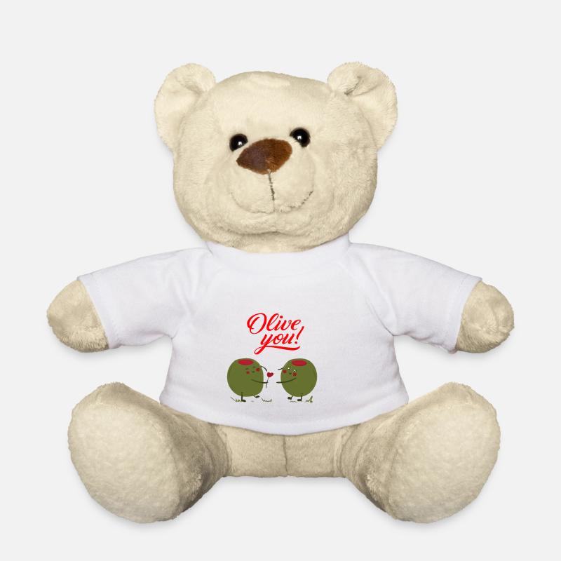 Olive toi - Nounours - blanc