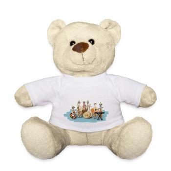 meerkat - Teddy Bear - white - Front