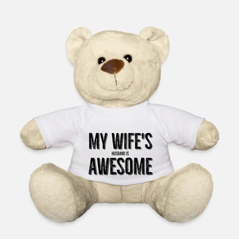 Der Ehemann meiner Frau ist ehrfürchtig - Teddy - Weiß
