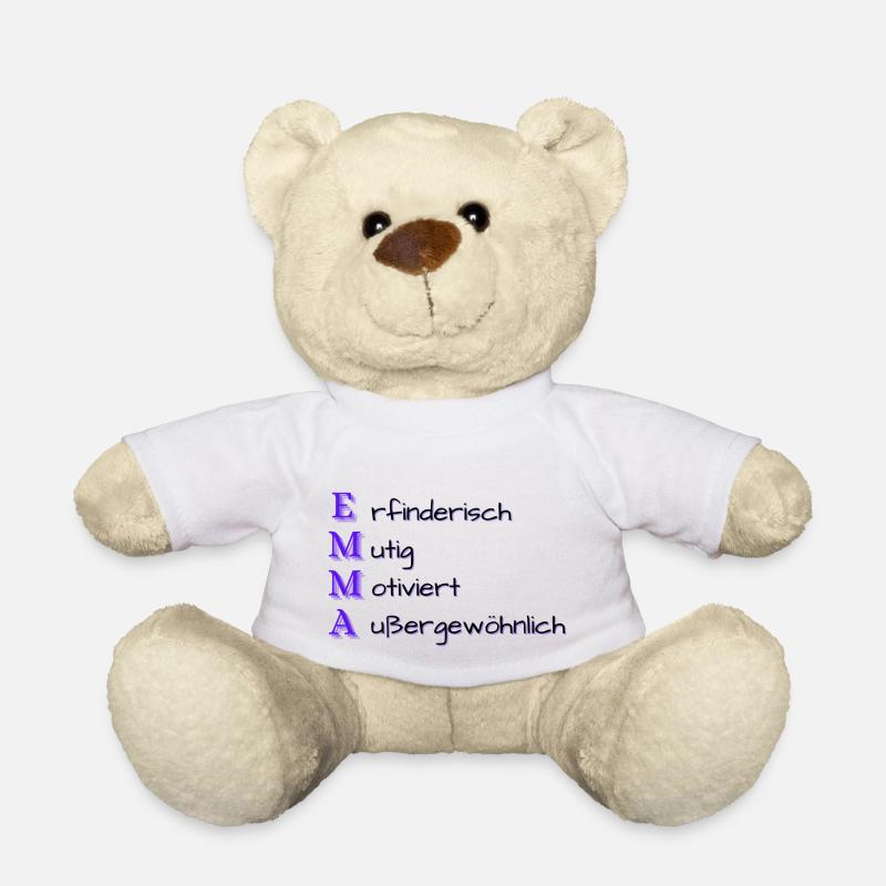 Emma: Name und Eigenschaften - Teddy - Weiß