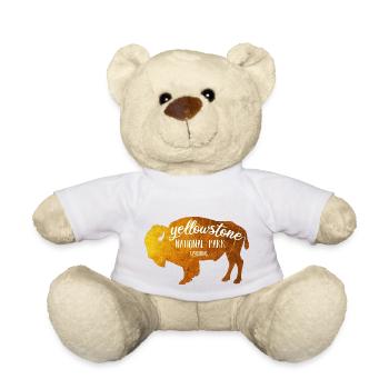 Yellowstone Bison Goldfarbe - Teddy - Weiß - Vorne