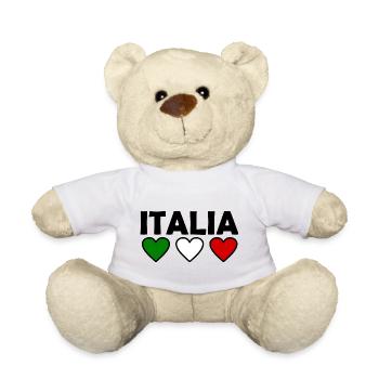 Italy - Teddy Bear - white - Front