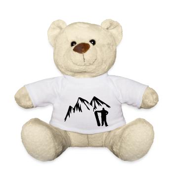 Snowboard Snowboarder - Nounours - blanc - Devant