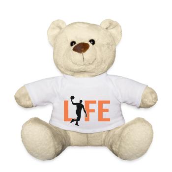 Basketball Basketball Geschenkidee - Teddy - Weiß - Vorne
