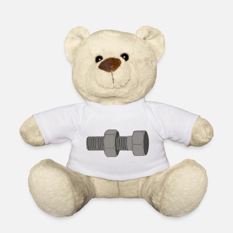 Boulon - Nounours - blanc