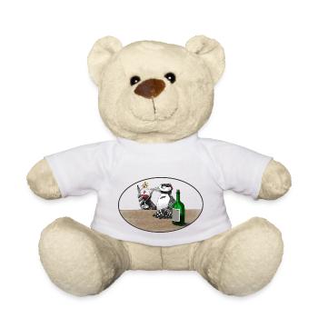 Schluckspecht - Teddy - Weiß - Vorne