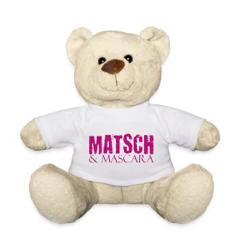 Muddy run shirt mud Matsch Laufshirt Team Mascara - Teddy - Weiß - Vorne
