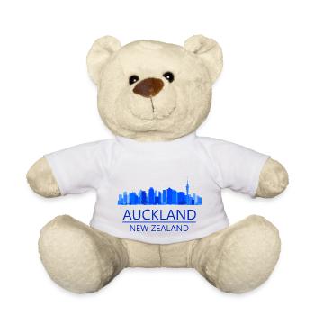 auckland new zealand - Teddy Bear - white - Front