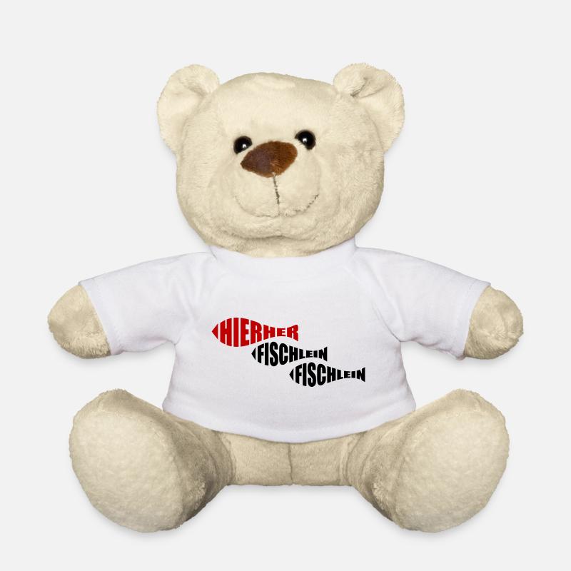 angeln - Teddy - Weiß