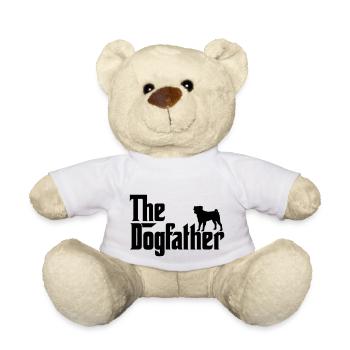 Der Mops Hund Dogfather Pet Lover Godfather Style - Teddy - Weiß - Vorne