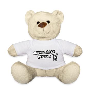 Betriebsrat Rocker white background - Teddy - Weiß - Vorne