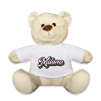 Milano Neon Schriftzug - Teddy - Weiß - Vorne
