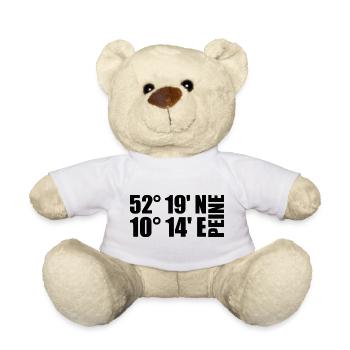 Coordonnées de Peine - Nounours - blanc - Devant