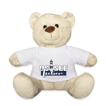 ostsee strandfeeling sommer-vibes rügen seekrank - Teddy - Weiß - Vorne