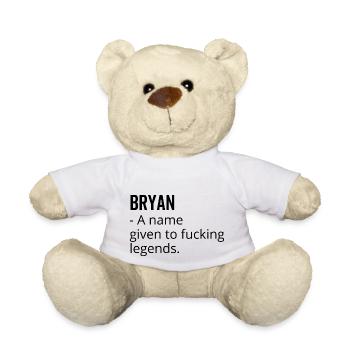 Bryan un nom donné à Fucking Legends - Nounours - blanc - Devant