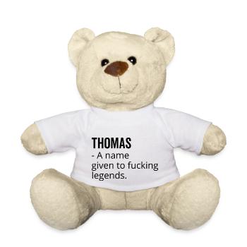 Thomas un nom donné à Fucking Legends - Nounours - blanc - Devant