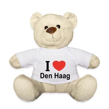 Ich liebe Den Haag - Teddy - Weiß - Vorne