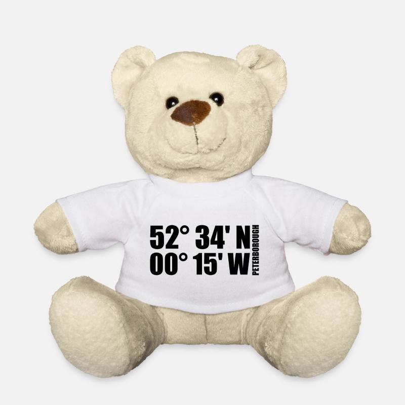 Peterborough Coordinates - Teddy Bear - white