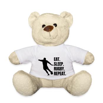Cadeau de rugby Joueur de rugby Équipe de rugby Entraîneur de rugby - Nounours - blanc - Devant