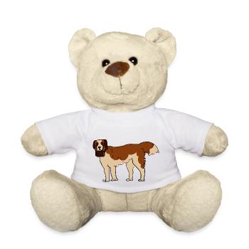 Bernhardiner - Teddy - Weiß - Vorne