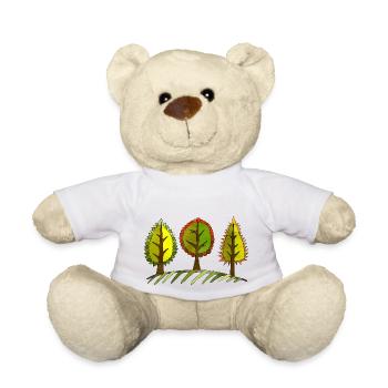 Baum - Teddy - Weiß - Vorne