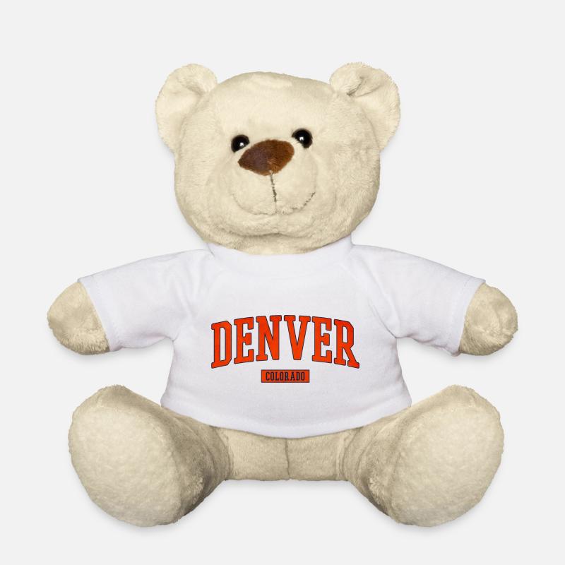 Emblème de l’arche de Denver, Colorado - Nounours - blanc