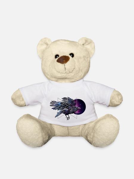 Space Raven - Teddy Bear - white