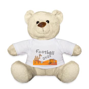 Football 2022 Football 2022 Coupe du Monde - Nounours - blanc - Devant
