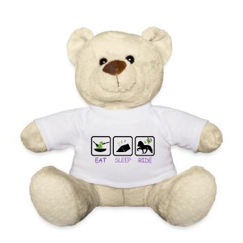 iceland competition shirts vegetarian tent ride - Teddy - Weiß - Vorne