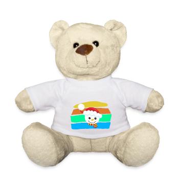 Snowman - Teddy Bear - white - Front