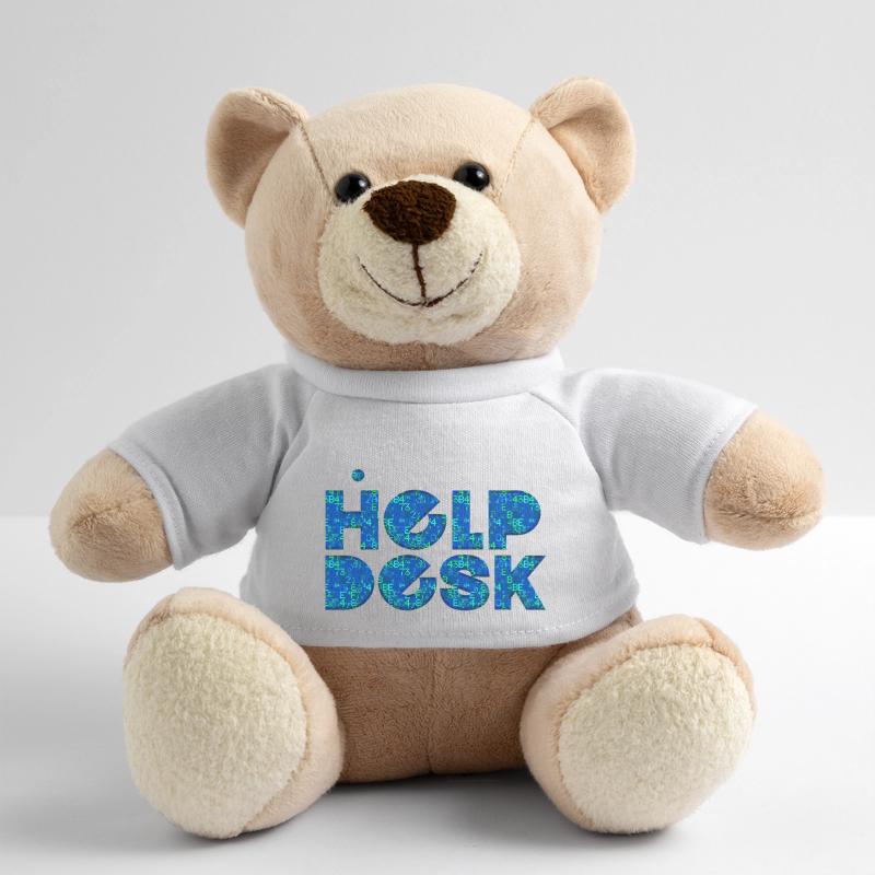 Helpdesk IT-Support-Geek Computer-Computer-Geek Teddy
