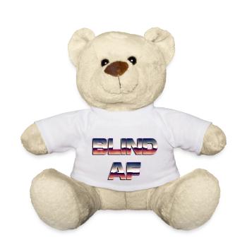AF aveugle - Nounours - blanc - Devant