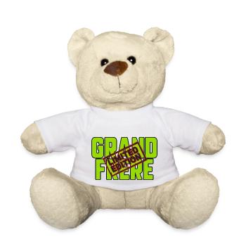 Grand frère - Nounours - blanc - Devant