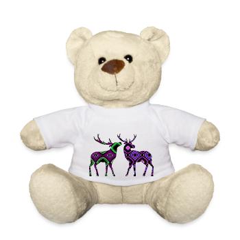 Cerf - Nounours - blanc - Devant