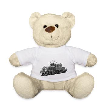 Lokomotive Elektro Ce 6/8 Schweiz SBB Krokodil - Teddy - Weiß - Vorne