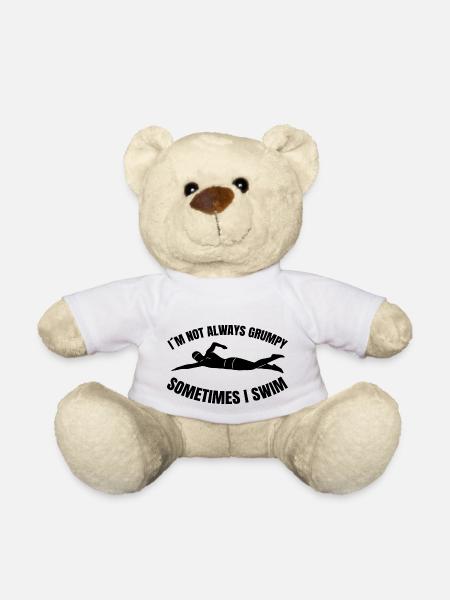 Club de natation Femme Nageuse Nageuse Nageuse - Nounours - blanc