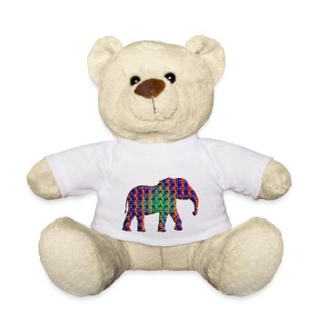 Elefant fantasy - Teddy - Weiß - Vorne
