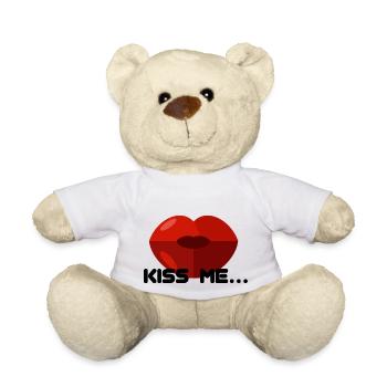 KISS ME - Teddy - Weiß - Vorne