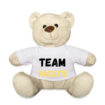 team raclette - Nounours - blanc - Devant