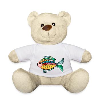 Poissons - Nounours - blanc - Devant