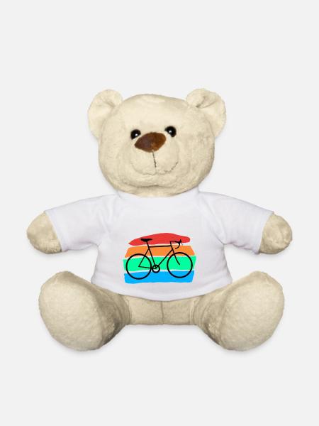 Bicyclette - Nounours - blanc