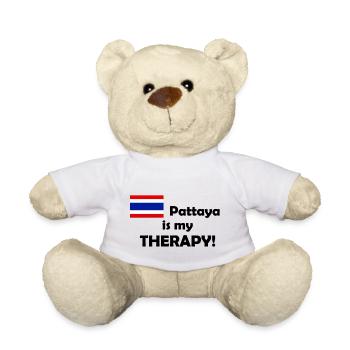 Pattaya is my Therapy - Teddy - Weiß - Vorne