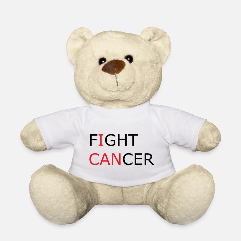 Combattre le cancer I CAN - Nounours - blanc