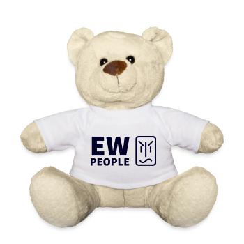 Ew People hipster - Nounours - blanc - Devant