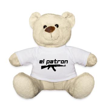 El Patron – The Chef Look - Teddy Bear - white - Front