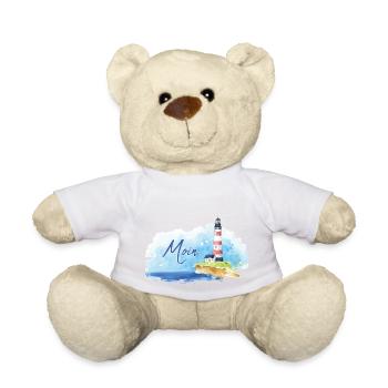 Leuchtturm mit Moin - Teddy - Weiß - Vorne